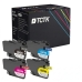 TCTK Inkoustové náplně LC-427 LC-427XL LC-427XL LC-427XL sada 4 ks CMYK kompatibilní s Brother HL-J 6010 DW, pro MFC-J 5955 DW, pro MFC-J 6950, pro MFC-J 6955 DW, pro MFC-J 6957 DW, nahrazuje LC427BK