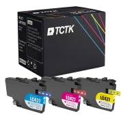 TCTK inkoustové kazety LC-427 sada 3 ks CMY kompatibilní s Brother HL-J 6010 DW MFC-J 5955 DW 6950 6955 DW 6957 DW 6957 DWT 6959 DW, náhrada za LC427C