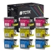 TCTK inkoustové kazety LC-1100 balení 9 ks CMY kompatibilní s Brother DCP-145 C DCP-165 C DCP-J125 MFC-295CN MFC-J265W, nahrazuje LC1100C