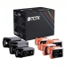 TCTK Inkoustové náplně BCI-11 BCI-11 sada 2 ks černá Multi-Color kompatibilní s Canon BJC 50 55 70 80 85, pro BJC 85 PW, nahrazuje BCI-11BK