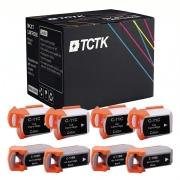 TCTK Inkoustové náplně BCI-11 BCI-11 sada 8 ks 4x černá 4x Multi-Color kompatibilní s Canon BJC 50 55 70 80 85, BJC 85 PW, nahrazuje BCI-11BK