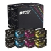 TCTK Inkoustové náplně PGI-2100 PGI-2100 PGI-2100 PGI-2100 sada 16 ks CMYK (po 4 ks) kompatibilní s Canon MAXIFY iB 4000 4010 4020 4030 4040 4050 4060 4070 4080 4090 4100 4110 4120 4130 4140 4150 4170