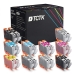 TCTK Inkoustové náplně CLI-65BK CLI-65C CLI-65GY CLI-65LGY CLI-65M CLI-65PC CLI-65PM CLI-65Y sada 16 ks vícebarevná (po 2 ks) kompatibilní s Canon PIXMA PRO-200, nahrazuje 4215C001