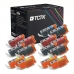 TCTK Inkoustové náplně PGI-9C PGI-9M PGI-9PBK PGI-9Y sada 8 ks 2x azurová 2x purpurová 2x žlutá 2x Photo Black kompatibilní s Canon PIXMA IX 7000, pro PIXMA MX 7600, nahrazuje 1035B001