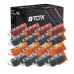 TCTK inkousty PGI-9C PGI-9M PGI-9PBK PGI-9Y 16ks CMYK kompatibilní s Canon PIXMA IX 7000 MX 7600 Pro 9500 Pro 9500 Mark II, nahrazuje 1035B001