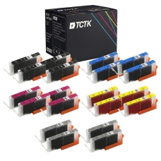 Kompatibilní náhrada za Canon CLI-571XLBK (0331C001),CLI-571XLC (0332C001),CLI-571XLGY (0335C001),CLI-571XLM (0333C001),CLI-571XLY (0334C001)