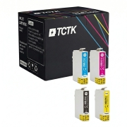 TCTK Inkoustové náplně 891 892 E-0713 894 sada 4 ks CMYK kompatibilní s Epson Office B40W BX300F BX300FW BX310FN, Stylus BX600FW BX610FW D120 D78 D92 DX4000 DX4050 DX4400 DX4450 DX5000 DX5050 DX6000