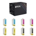 TCTK Inkoustové náplně 891 892 E-0713 894 sada 8 ks CMYK (po 2 ks) kompatibilní s Epson Office B40W BX300F BX300FW BX310FN, pro Stylus BX600FW BX610FW D120 D78 D92 DX4000 DX4050 DX4400 DX4450 DX5000