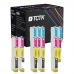 TCTK Inkoustové náplně 891 892 E-0713 894 sada 12 ks CMYK (po 3 ks) kompatibilní s Epson Office B40W BX300F BX300FW BX310FN, Stylus BX600FW BX610FW D120 D78 D92 DX4000 DX4050 DX4400 DX4450 DX5000