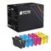 TCTK Inkoustové náplně T1291 T1292 T1293 T1294 sada 8 ks CMYK (po 2 ks) kompatibilní s Epson Stylus Office B 42 WD, Stylus Office BX 305 F FW, Stylus Office BX 305 FW Plus, nahrazuje C13T12914010