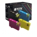 TCTK Inkoustové náplně T1301 T1302 T1303 T1304 sada 4 ks CMYK kompatibilní s Epson Stylus Office B 42 WD, Stylus Office BX 525 WD, Stylus Office BX 535 WD, nahrazuje C13T13014010