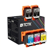 TCTK Inkoustové náplně 266 267 sada 2 ks černá Multi-Color kompatibilní s Epson WorkForce WF-100 W, WorkForce WF-110 W, nahrazuje C13T26614010