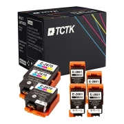 TCTK Inkoustové náplně 266 267 sada 6 ks 3x černá 3x Multi-Color kompatibilní s Epson WorkForce WF-100 W, WorkForce WF-110 W, nahrazuje C13T26614010