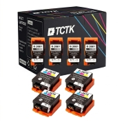 TCTK Inkoustové náplně 266 267 sada 8 ks 4x černá 4x Multi-Color kompatibilní s Epson WorkForce WF-100 W, WorkForce WF-110 W, nahrazuje C13T26614010