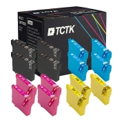 TCTK inkoustové kazety 27XL 4balení CMYK kompatibilní s Epson WorkForce WF-3600 WF-3620 DWF WF-3640 DTWF WF-7110 DTW, nahrazuje C13T27014012