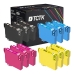 TCTK Inkoustové náplně 29XL 29XL 29XL 29XL sada 16 ks CMYK (po 4 ks) kompatibilní s Epson Expression Home XP-235 XP-240 XP-245 XP-247 XP-250 XP-255 XP-257 XP-330 XP-332, nahrazuje T2991 C13T29914012