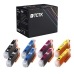 TCTK Inkoustové náplně 33XL 33XL 33XL 33XL sada 8 ks 2x azurová 2x purpurová 2x žlutá 2x Photo Black kompatibilní s Epson Expression Premium XP-530 XP-540 XP-630 XP-635 XP-640, nahrazuje C13T33614012
