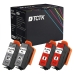 TCTK Inkoustové náplně 478XL 478XL sada 4 ks 2x Gray 2x Red kompatibilní s Epson Expression Photo HD XP-15000, nahrazuje C13T04F64010