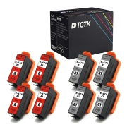 TCTK Inkoustové náplně 478XL 478XL sada 6 ks 3x Gray 3x Red kompatibilní s Epson Expression Photo HD XP-15000, nahrazuje C13T04F64010