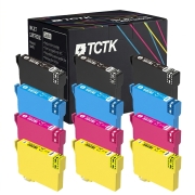 TCTK inkoust 502XL 4balení CMYK kompatibilní s Epson Expression Home XP-5100 XP-5105 XP-5115 XP-5150 XP-5155, WorkForce WF-2860 DWF WF-2865 DWF, nahrazuje C13T02W14010
