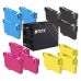 TCTK ink 502XL 4balení CMYK kompatibilní s Epson Expression Home XP-5100 XP-5105 XP-5115 XP-5150 XP-5155, WorkForce WF-2860 DWF WF-2865 DWF WF-2880 DWF WF-2885 DWF, nahrazuje C13T02W14010