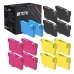 TCTK Inkoustové náplně 503XL 503XL 503XL 503XL sada 16 ks CMYK (po 4 ks) kompatibilní s Epson Expression Home XP-5200 XP-5205, pro WorkForce WF-2960, pro WorkForce WF-2960 DWF, nahrazuje C13T09R14010