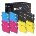 TCTK Inkoustové náplně 603XL 603XL 603XL 603XL sada 16 ks CMYK (po 4 ks) kompatibilní s Epson Expression Home XP-2100 XP-2105 XP-2150 XP-2155 XP-3100 XP-3105 XP-3150 XP-3155, nahrazuje C13T03A14010