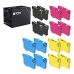 TCTK Inkoustové náplně 604XL 604XL 604XL 604XL sada 16 ks CMYK (po 4 ks) kompatibilní s Epson Expression Home XP-2200 XP-2205 XP-3200 XP-3205, Expression Home XP-3205 E, nahrazuje C13T10H14010