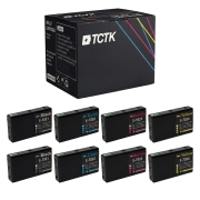 TCTK inkoustové kazety T7021 T7022 T7023 T7024 8-pack CMYK kompatibilní s Epson WorkForce Pro WP-4000 WP-4015DN WP-4025DW WP-4095DN WP-4500, nahrazuje T7021 T7022 T7023 T7024