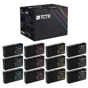 TCTK Toner T7021 T7022 T7023 T7024 12balení CMYK kompatibilní s Epson WorkForce Pro WP-4000 WP-4015DN WP-4025DW WP-4095DN WP-4500 WP-4515DN WP-4525DNF WP-4535DWF WP-4545DTWF WP-4595DNF