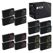 TCTK inkoustové kazety T7021 T7022 T7023 T7024 4-pack CMYK kompatibilní s Epson WorkForce Pro WP-4000 WP-4015DN WP-4025DW WP-4095DN, nahrazuje T7021 T7022 T7023 T7024