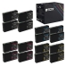TCTK Inkoustové náplně T7021 T7022 T7023 T7024 sada 16 ks CMYK (po 4 ks) kompatibilní s Epson WorkForce Pro WP-4000 WP-4015DN WP-4025DW WP-4095DN WP-4500 WP-4515DN WP-4525DNF WP-4535DWF WP-4545DTWF