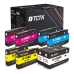 TCTK Inkoustové náplně 711 711 711 711 sada 8 ks CMYK (po 2 ks) kompatibilní s HP DesignJet T 120, pro DesignJet T 120 24 Inch, pro DesignJet T 125 130 520, nahrazuje CZ133A