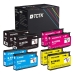 TCTK Inkoustové náplně 932XL 933XL 933XL 933XL sada 8 ks CMYK (po 2 ks) kompatibilní s HP OfficeJet 6100 6600 6700, pro OfficeJet 6700 Premium, pro OfficeJet 7110, nahrazuje CN053AE