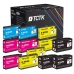 TCTK Inkoustové náplně 932XL 933XL 933XL 933XL sada 12 ks CMYK (po 3 ks) kompatibilní s HP OfficeJet 6100 6600 6700, OfficeJet 6700 Premium, OfficeJet 7110, nahrazuje CN053AE