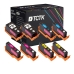 TCTK Inkoustové náplně 934XL 935XL 935XL 935XL sada 8 ks CMYK (po 2 ks) kompatibilní s HP OfficeJet 6800 6812 6815 6820 6822 6825, OfficeJet e-All-in-One Printer, nahrazuje C2P23AE