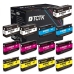 TCTK Inkoustové náplně 950XL 951XL 951XL 951XL sada 16 ks CMYK (po 4 ks) kompatibilní s HP Officejet Pro 251dw 276dw 8100 8600 8610 8615 8616 8620 8625 8630 8640 8650 8660, nahrazuje CN045AE