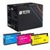 TCTK Inkoustové náplně 953XL 953XL 953XL sada 3 ks CMY kompatibilní s HP OfficeJet Pro 7700 7720 7730 7740, pro OfficeJet Pro 7740 WF, pro OfficeJet Pro 8200 8210 8216 8218 8710, nahrazuje F6U16AE
