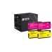 TCTK Inkoustové náplně 953XL 953XL 953XL sada 6 ks CMY (po 2 ks) kompatibilní s HP OfficeJet Pro 7700 7720 7730 7740, pro OfficeJet Pro 7740 WF, pro OfficeJet Pro 8200 8210 8216, nahrazuje F6U16AE