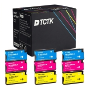 TCTK Inkoustové náplně 953XL 953XL 953XL sada 9 ks CMY (po 3 ks) kompatibilní s HP OfficeJet Pro 7700 7720 7730 7740, pro OfficeJet Pro 7740 WF, pro OfficeJet Pro 8200 8210 8216, nahrazuje F6U16AE