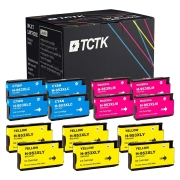 TCTK Inkoustové náplně 953XL 953XL 953XL sada 12 ks CMY (po 4 ks) kompatibilní s HP OfficeJet Pro 7700 7720 7730 7740, pro OfficeJet Pro 7740 WF, pro OfficeJet Pro 8200 8210 8216, nahrazuje F6U16AE