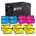 TCTK Inkoustové náplně 953XL 953XL 953XL sada 12 ks CMY (po 4 ks) kompatibilní s HP OfficeJet Pro 7700 7720 7730 7740, pro OfficeJet Pro 7740 WF, pro OfficeJet Pro 8200 8210 8216, nahrazuje F6U16AE