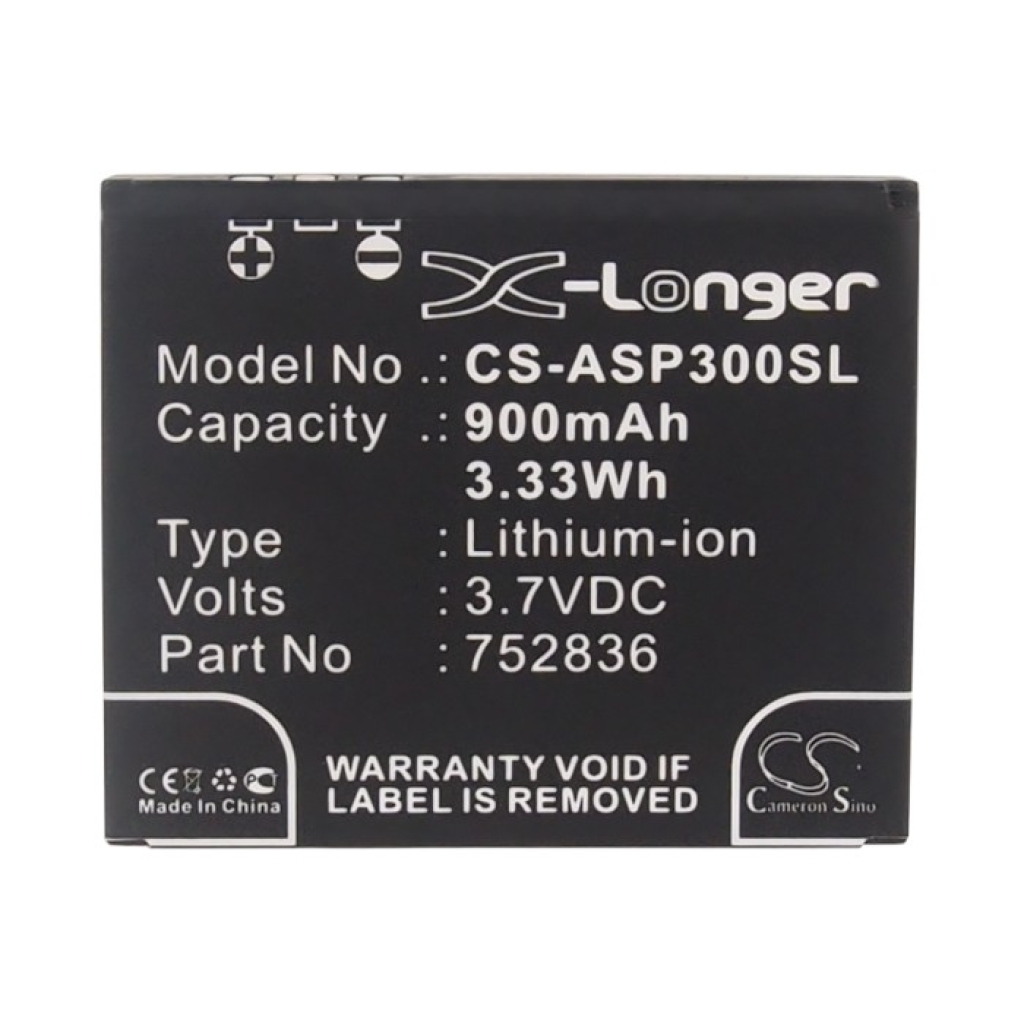 Baterie kompatibilní s Astak CS-ASP300SL