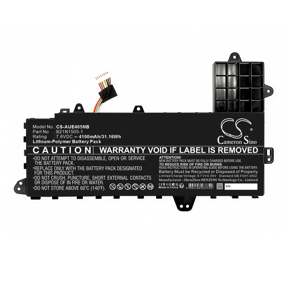 Baterie kompatibilní s Asus VivoBook E14 E402WA E14 E402WA-GA001T E14 E402WA-GA002T CS-AUE405NB