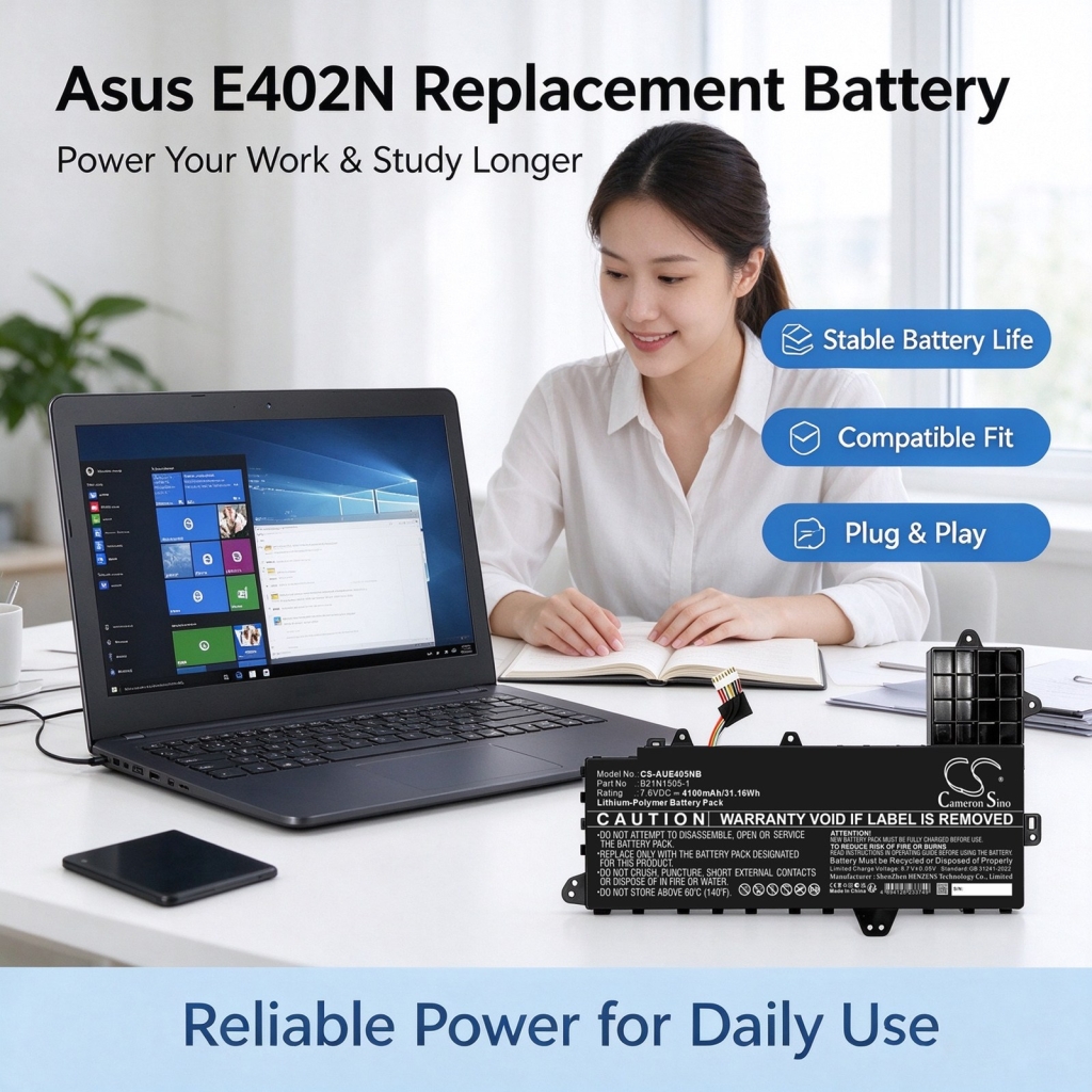 Baterie kompatibilní s Asus VivoBook E14 E402WA E14 E402WA-GA001T E14 E402WA-GA002T CS-AUE405NB