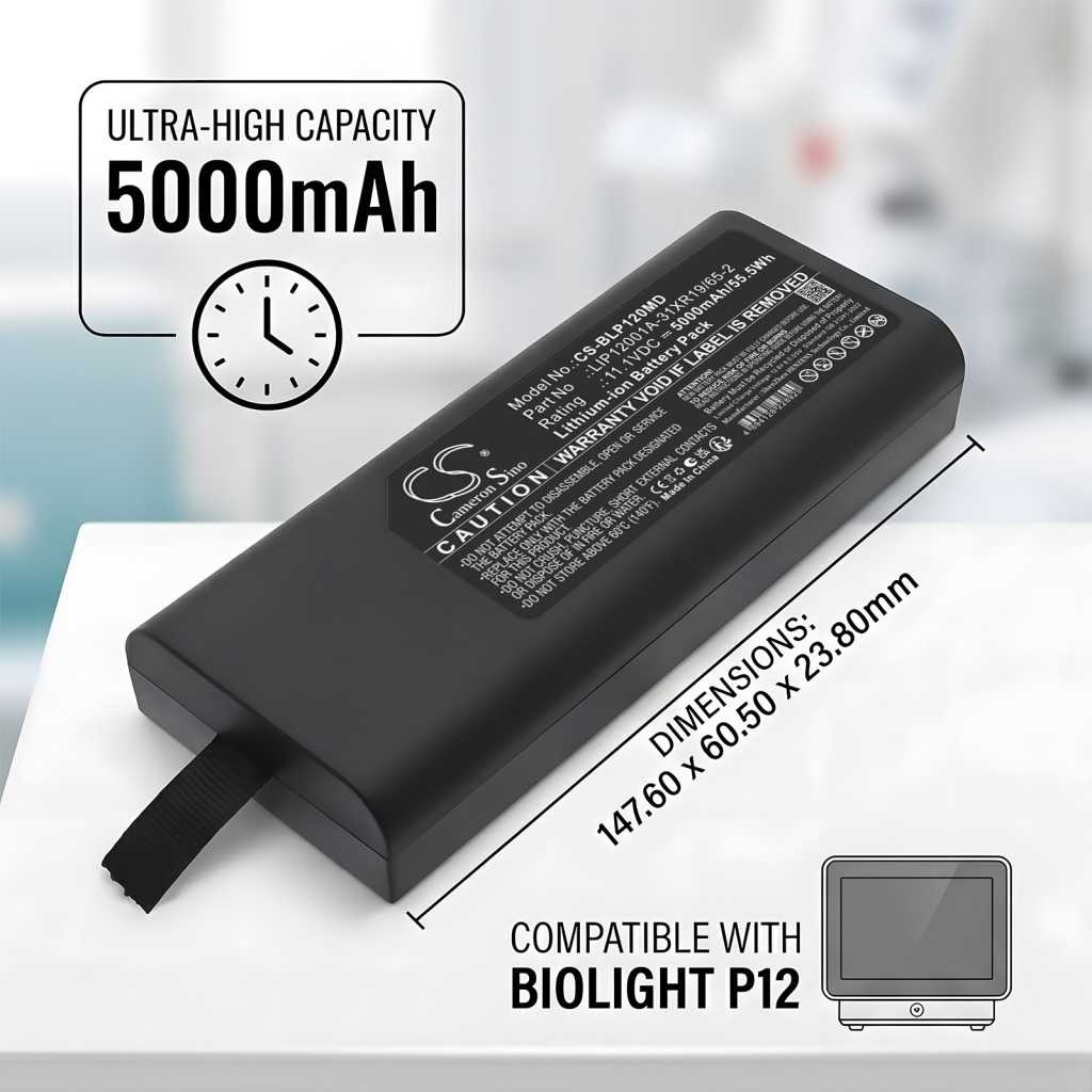 Baterie kompatibilní s Biolight CS-BLP120MD