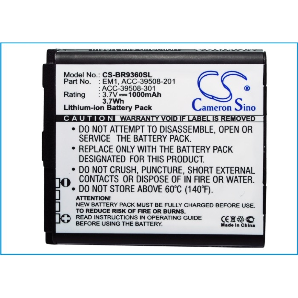 Baterie Nahrazuje BlackBerry BAT-34413-003