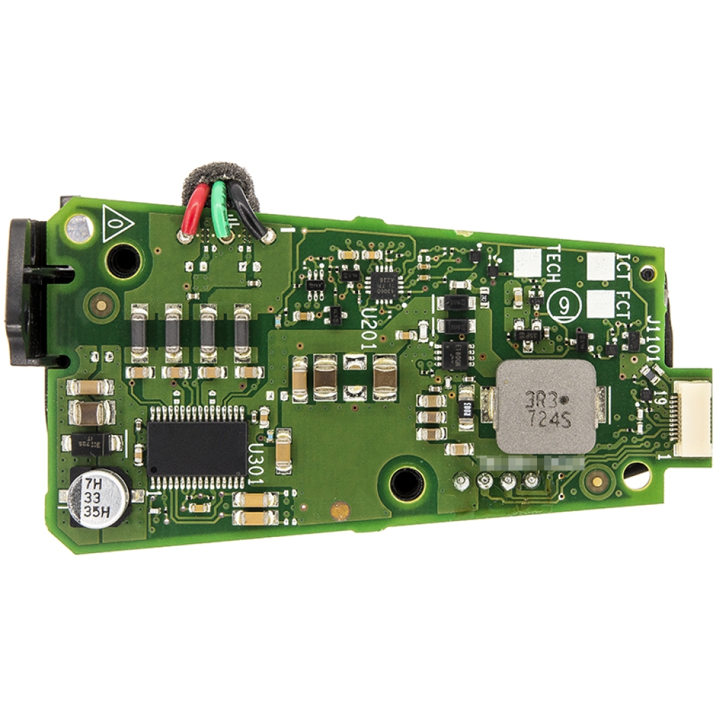 Detail DPS s SMD součástkami bateriového packu