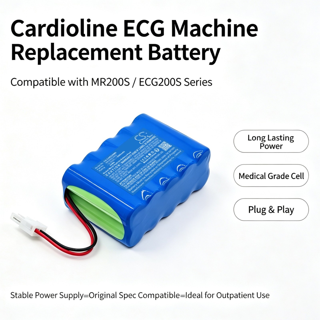 Baterie kompatibilní s Cardioline MR1200 EKG CS-CAR220MD