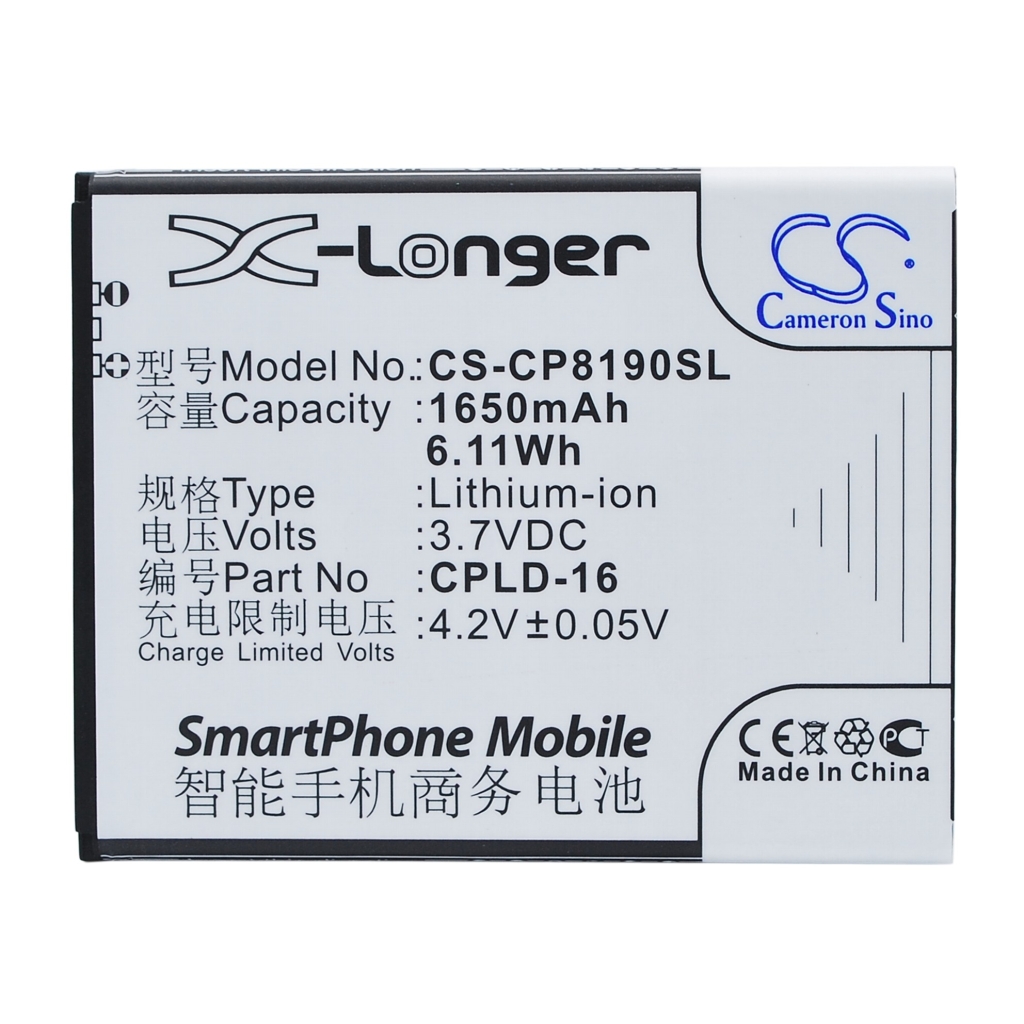 Baterie kompatibilní s Coolpad CS-CP8190SL